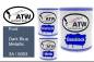Preview: Ford, Dark Blue Metallic, 3A / 5953: 1L Lackdose + 1L Klarlack + 500ml Härter - Set, von ATW Autoteile West.